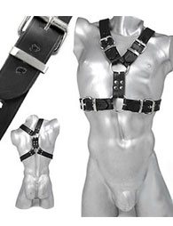 BDSM Ανδρικά λουριά για το στήθος