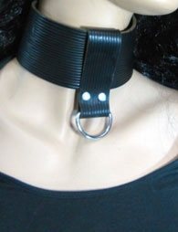 BDSM Περιλαίμιο από δέρμα και με ραβδώσεις