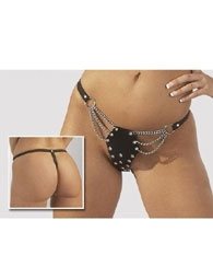 BDSM Δερμάτινο στρινγκ