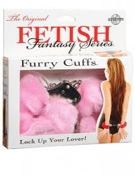 ΧΕΙΡΟΠΕΔΕΣ FETISH FANTASY-FURRY CUFFS PINK