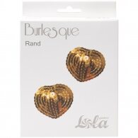 Lola Games Καλύμματα θηλών Burlesque Rand χρυσά