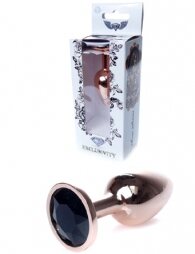 Plug-Jewellery Red Gold PLUG- Black 7 εκ