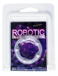 Seven Creations Robotic Beaded Cockring Clear 3cm