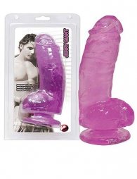 You2Toys Jerry Giant Ρεαλιστικό Dildo Όρχεις Βεντούζα Μωβ 22cm