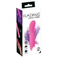 Δονητής Flashing Mini Vibe ροζ
