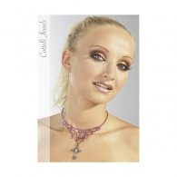 Cottelli Collection Cross Necklace Antique Look Purple