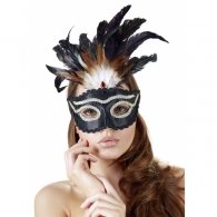 Μάσκα σε μαύρο-χρυσό