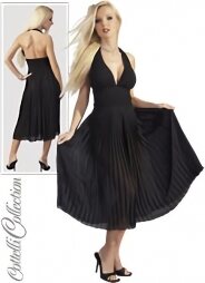 Cottelli Collection Φόρεμα Μαύρο με Ανοιχτή Πλάτη