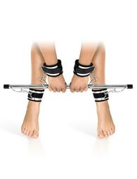 Fetish Tentation Μπάρα Ακινητοποίησης με 4 χειροπέδες Μαύρη