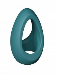 Love to Love Flux Ring Silicone Cock & Ball Ring Teal Me
