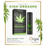 Orgie Intense Orgasm Hemp! Διεγερτικό Gel για Άνδρες Spray 15ml