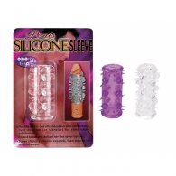 Seven Creations Penis Silicone Sleeve Raised Nodules Clear