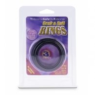 Δαχτυλίδια πέους Cock & Ball μαύρα