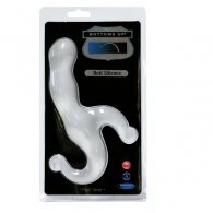 Λευκή πρωκτική σφήνα σιλικόνης