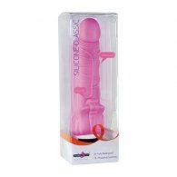 Purrfect Silicone Classic with Clit Stim 7 Functions 19cm Pink