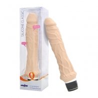 Seven Creations Silicone Classic Vibe Slim Veined 23cm Flesh