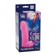 Ομοίωμα χωρίς δόνηση "Glow in the dark flexi"14 cm ροζ