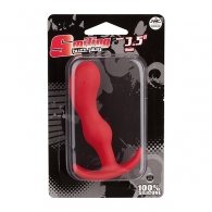 Κόκκινη κυρτή πρωκτική σφήνα σιλικόνης 9cm