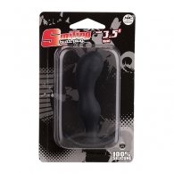 Μαύρη κυρτή πρωκτική σφήνα σιλικόνης 9cm