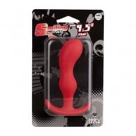 Κόκκινη κυρτή πρωκτική σφήνα σιλικόνης 11cm