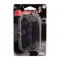 Πρωκτική Σφήνα Smiling ButtPlug Silicone 8 cm μαύρο χρώμα