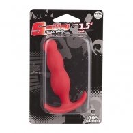 Κόκκινη πρωκτική σφήνα σιλικόνης 9cm