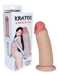 LoveCloneX Kratos Ρεαλιστικό Dildo Flesh 15cm