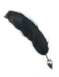 Boss Of Toys Μεταλλική Πρωκτική σφήνα με μαύρη ουρά 35cm