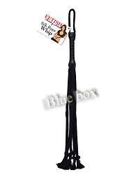 SILK ROPE WHIP BLACK