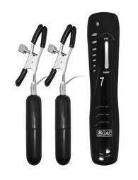 Baile Σφιγκτήρες Θηλών με Δόνηση 7 Λειτουργίες Μαύροι