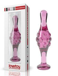 Lovetoy Γυάλινη Πρωκτική σφήνα 11.43cm Ροζ
