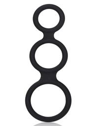 Calexotics Maximizer Enhancer Cock Ring Set Black
