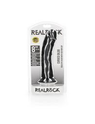 RealRock Ρεαλιστικό Dildo με Βεντούζα Μαύρο 20.5cm