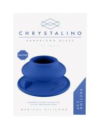 Silicone Suction Cup Blue For Chrystalino Toys From Glass