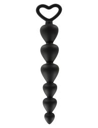 ToyJoy Bottom Beads Πρωκτικές Μπίλιες Black 7cm