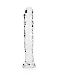 Real Rock Crystal Clear Ρεαλιστικό Dildo με Βεντούζα Διάφανο 18c