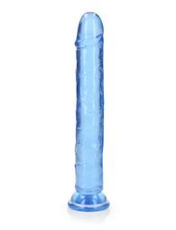Real Rock Crystal Clear Ρεαλιστικό Dildo με Βεντούζα Μπλε 20cm