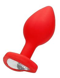 Heart Plug red S