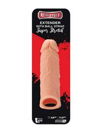 Dream Toys Real Stuff Penis Extender with Ball Strap Flesh 17cm