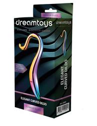 Dream Toys Elegant Curved Glamour Glass Γυάλινο Dildo 18cm