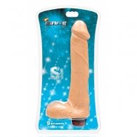 SI IGNITE Flesh Vibrating Cock with with Balls 23cm