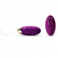 10 Speeds Purple Rechargeable Remote Control Vibrating Egg