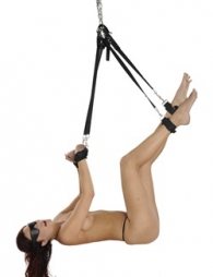 BDSM Δερμάτινο σετ δεσίματος για .. κρέμασμα