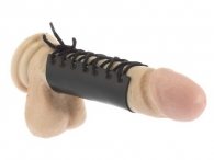 BDSM Δερμάτινο κάλυμμα πέους με μήκος 10 cm