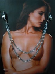 BDSM Διακόσμηση Στήθους  -  Nipples με 2 αλυσίδες