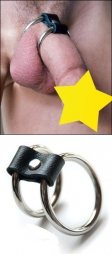 BDSM Διπλό δακτυλίδι πέους