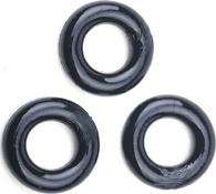 Black Guilty Toys Triple Donuts Erection Ring Set