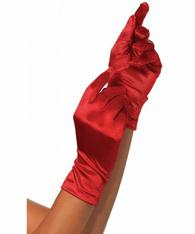 Elegant Short Red Gloves