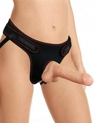 Strap On Easy Dildo With Natural Detachable Testicles 20 Cm