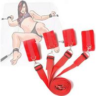 Bed And Foot Restraint Set For Red Bed Guilty Toys